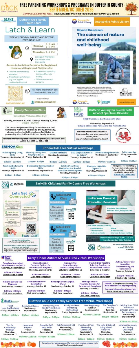 March/April 2026 Workshop poster